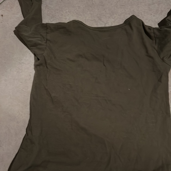 Good vibes moss sequin long sleeved shirt - Picture 2 of 4